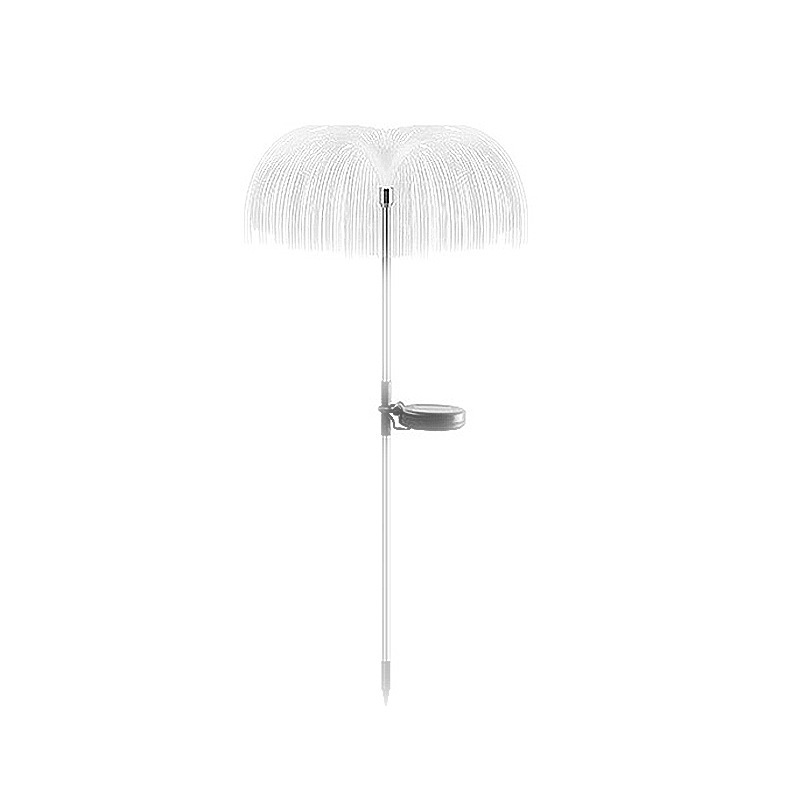 LED fiber optic solar jellyfish lights, outdoor lights, courtyard reed field insert lights, garden decorative lights, ambient lights Item Picture