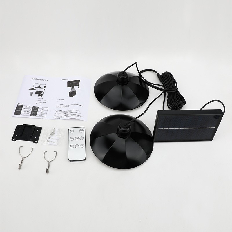 Solar lamp split-type solar one support two ultra-bright pendant lamp, indoor and outdoor remote control light, waterproof garden lamp Application Scenario