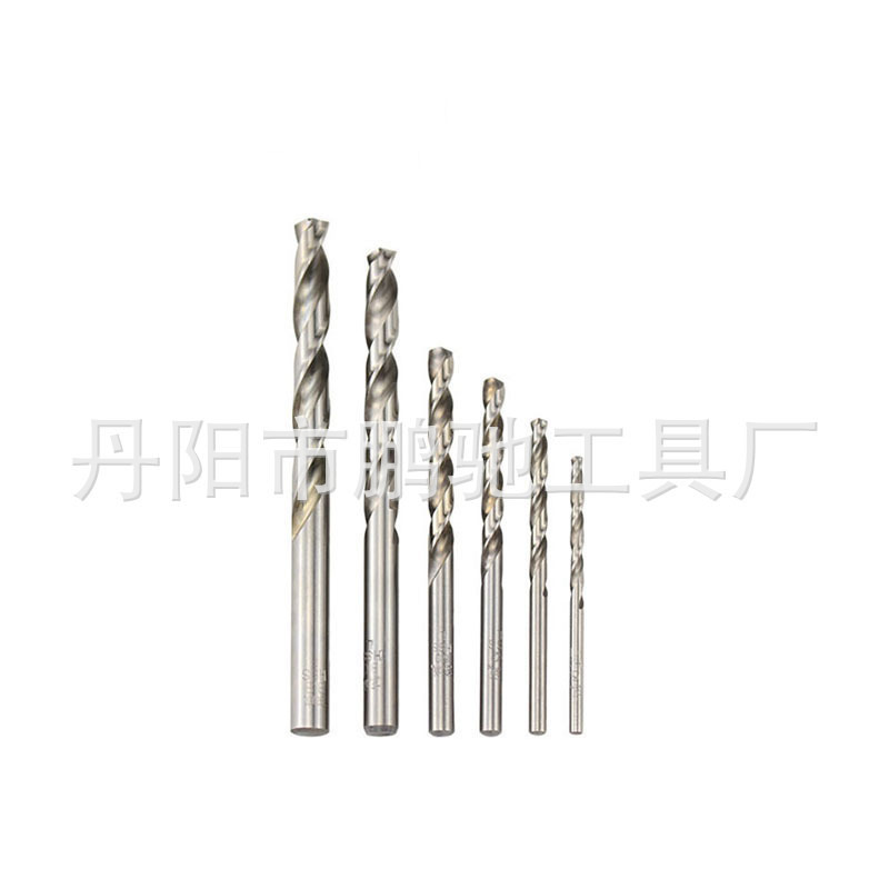 High-speed steel drill bit, HSS straight shank twist drill, woodworking hole opener, woodworking drill, iron sheet, aluminum alloy, plastic, woodworking opener details Picture