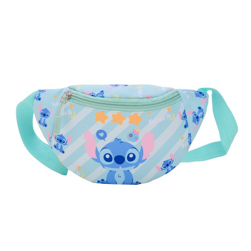 This year's new cross-border children's bag features cute and stylish printed Japanese cartoon boy and girl chest bags Item Picture