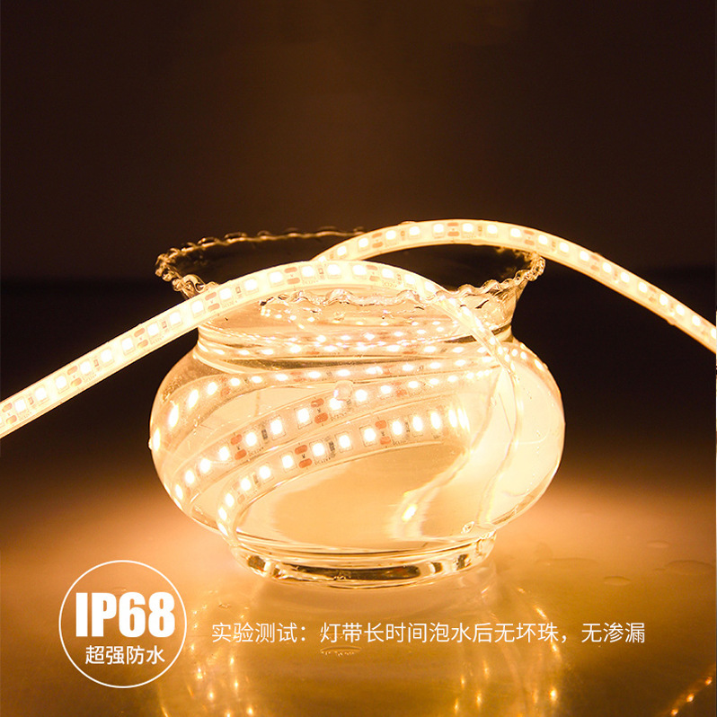 ✅ low-voltage silicone waterproof 24V light strip, outdoor led lighting strip, rainproof 120 lamp beads, indoor lighting Application Scenario