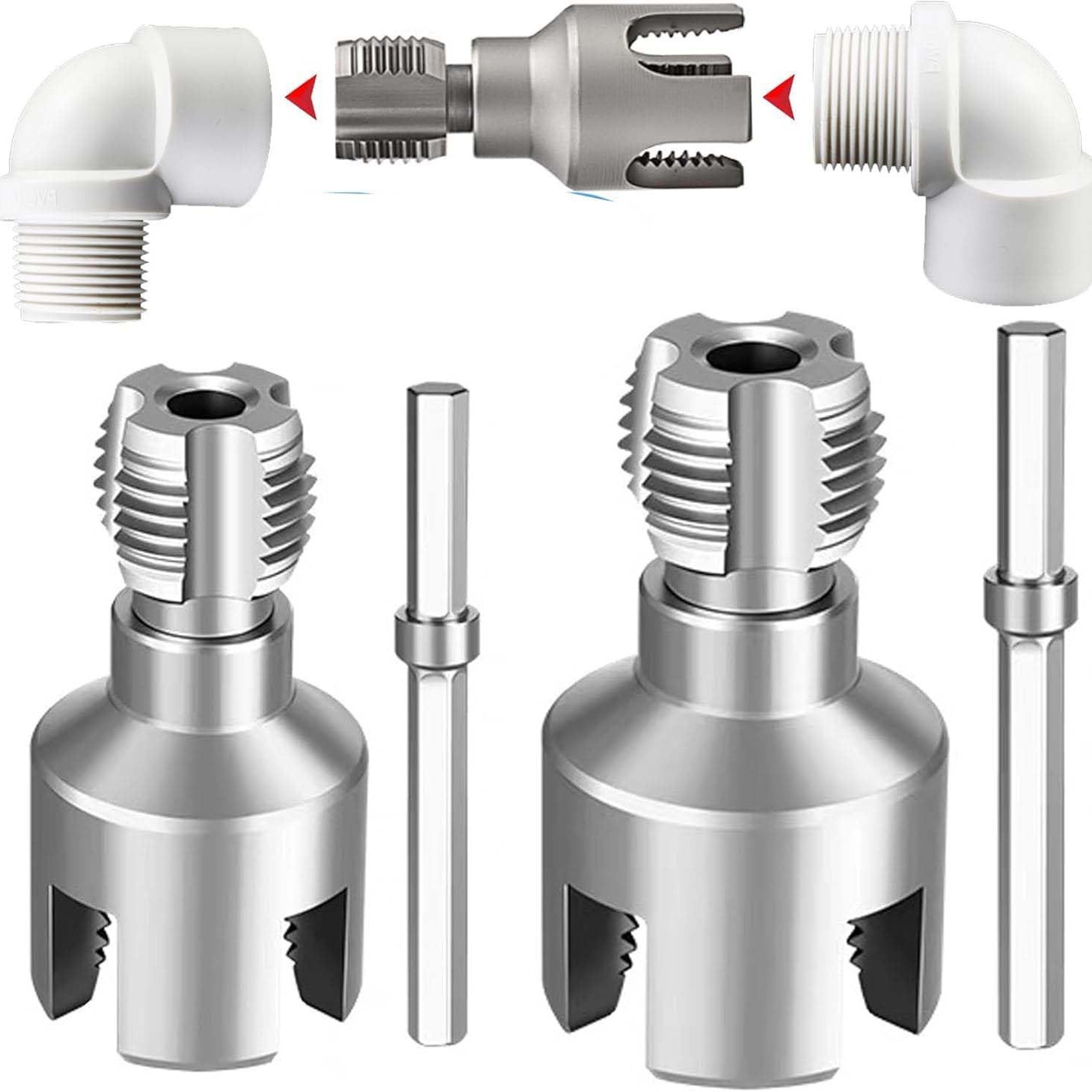 Cross-border PPR water pipe 4-point and 6-point internal and external thread integrated thread opener, sheet thread plastic pipe thread opener and threading tool details Picture