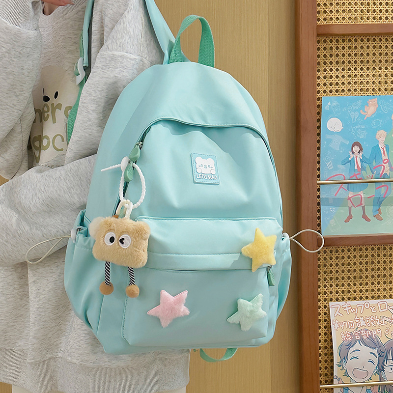 Schoolbag for junior high school girls aged 6 to 12, large-capacity simple and versatile backpack for primary school students in grades 3 to 6. 9 Specification drawing