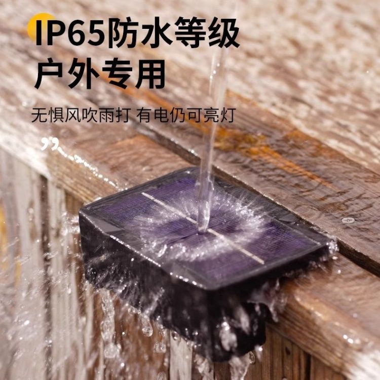 Solar garden lights, outdoor waterproof wall lights, wall-washing lights, villa fence and fence lights, step arrangement decorative spotlights Application Scenario