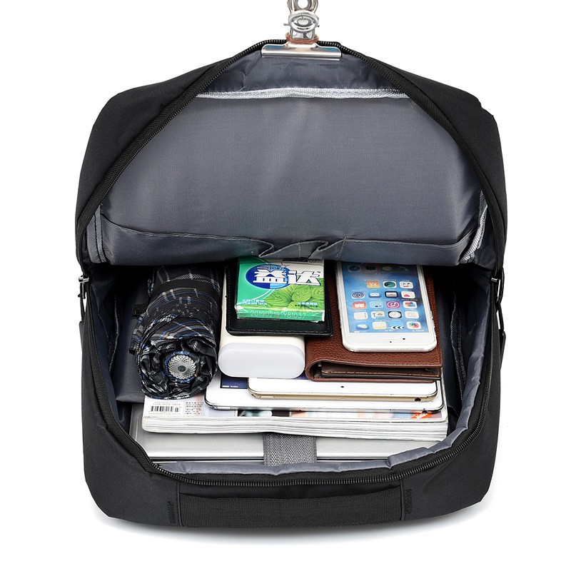 Wholesale logo printed cross-border simple backpacks, new simple usb backpacks, men's and women's casual business computer bags Application Scenario