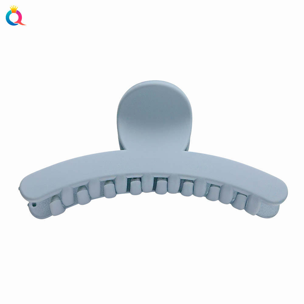 Qiyue Korean version cream-colored hair clipper, sweet and cute girl's back head clip, shark clip hair accessory wholesale Item Picture