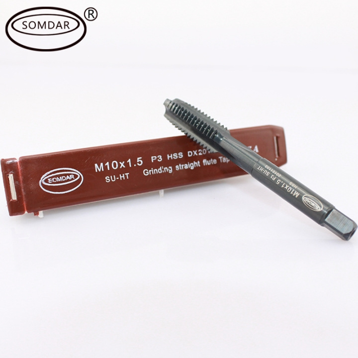 American Flying SOMDAR fully ground straight groove tap and thread tapping CNC HSS high-performance through-hole thread tapping Application Scenario