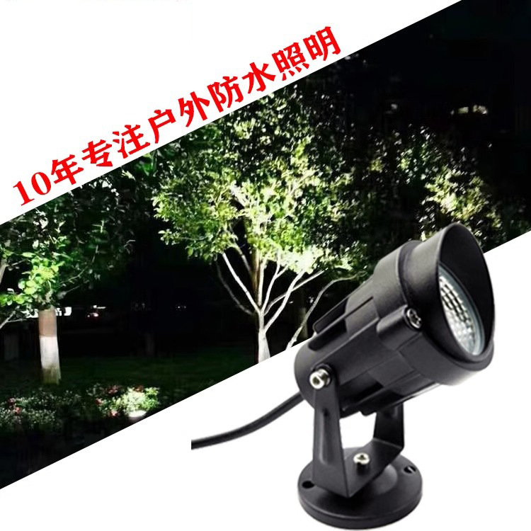 led tree lights, floodlights, small spotlights, outdoor waterproof landscape lights, green lawn insert lights, courtyard doorplates, gardens details Picture