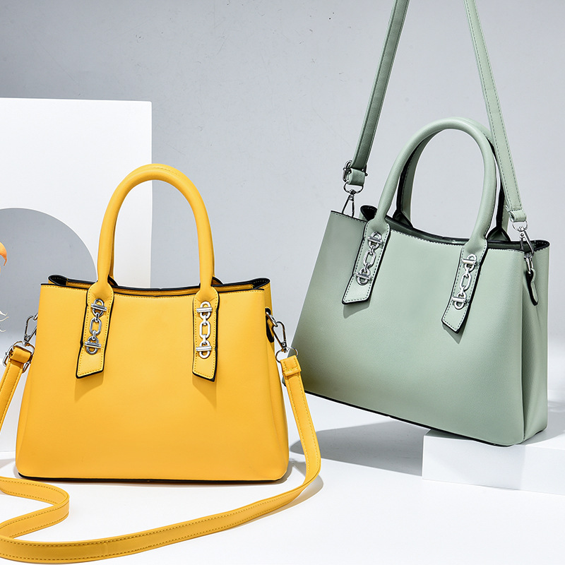 2022 New trendy, simple and elegant handbag for women, fashionable mom bag, large-capacity commuter women's bag Specification drawing