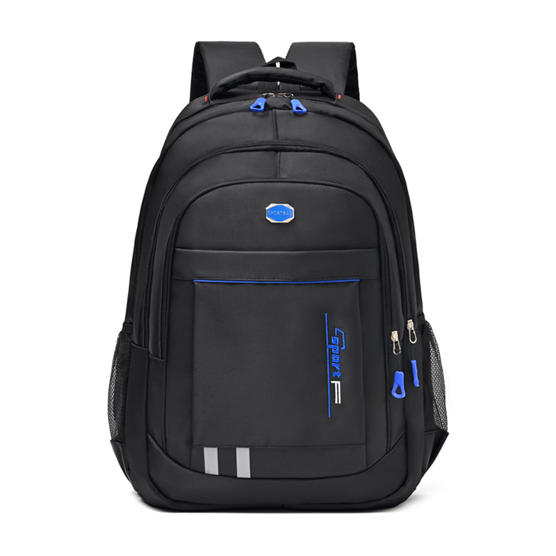 Men's simple, casual, durable and large-capacity backpack, schoolbag for junior and senior high school students, women's backpack, travel computer backpack Item Picture