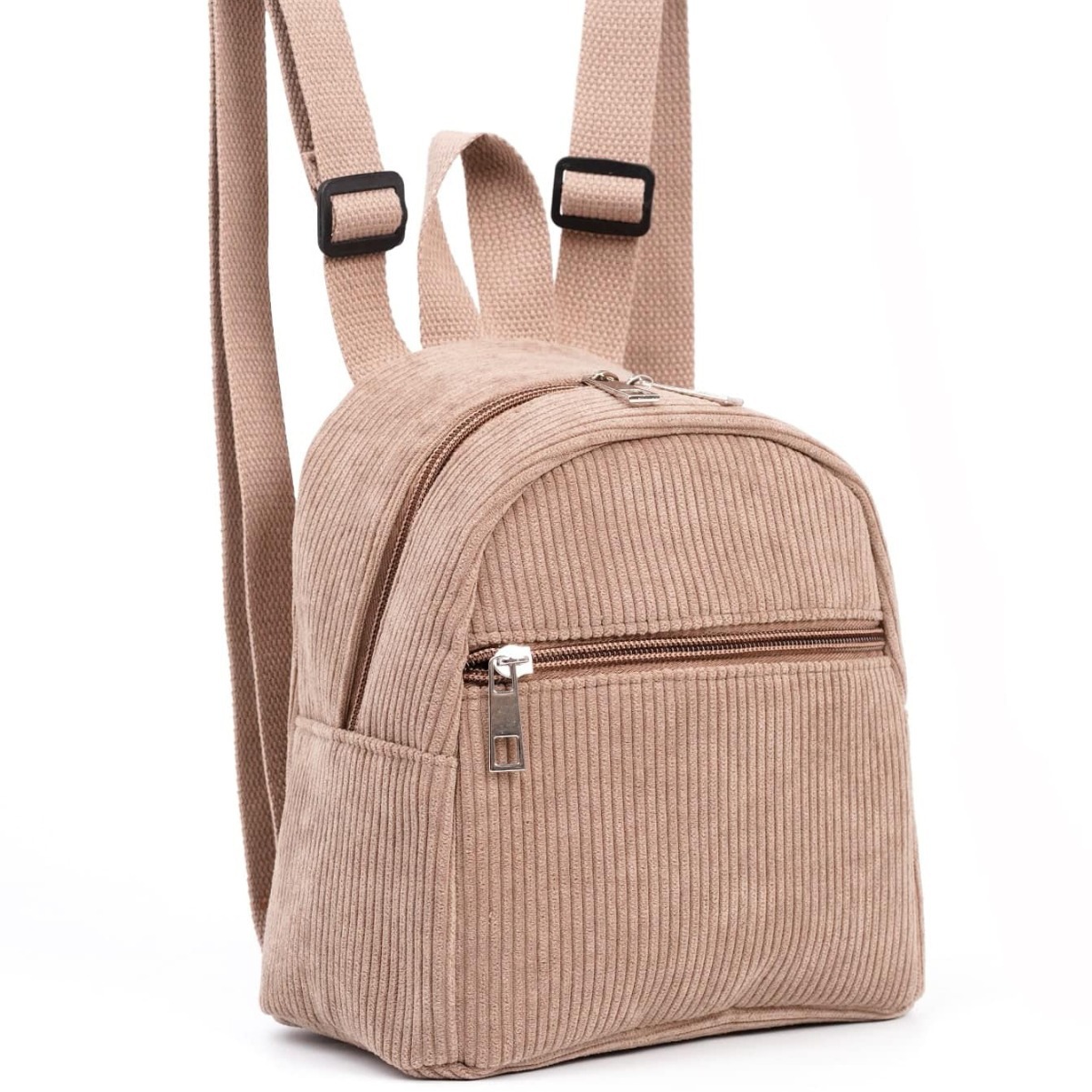 Cross-border best-selling mini solid multi-color children's backpacks, fashionable corduroy small backpacks and backpacks Item Picture