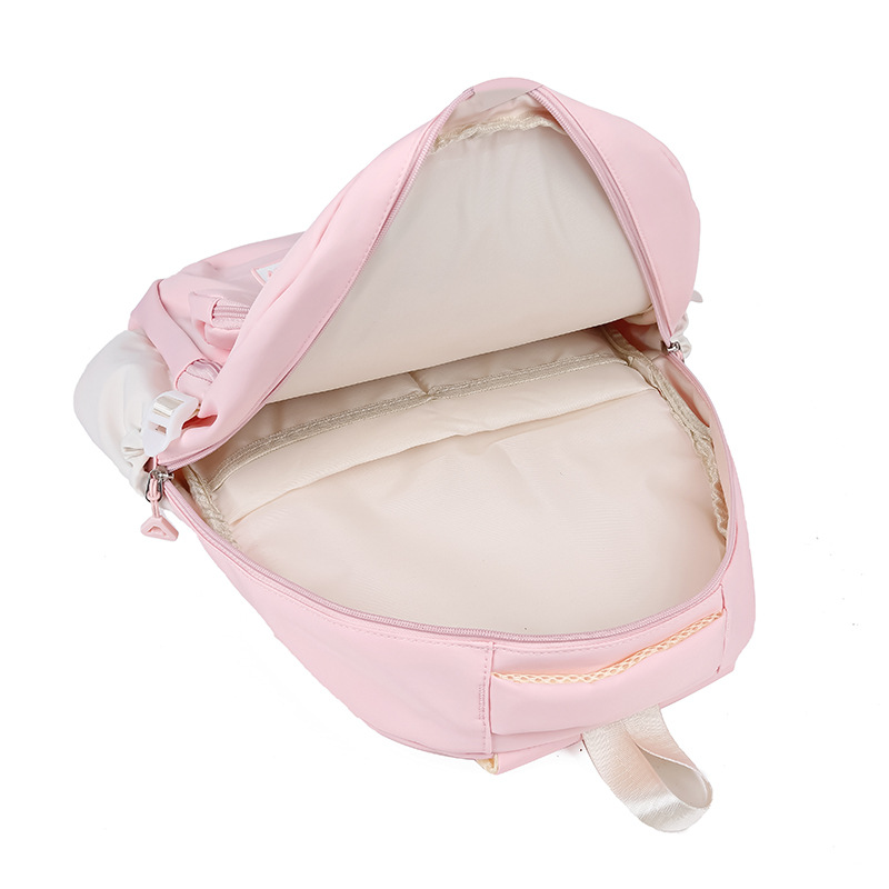 2025 New cartoon backpack for junior and senior high school students, schoolbag for girls, middle and primary school students, large capacity, versatile, outdoor travel backpack Application Scenario