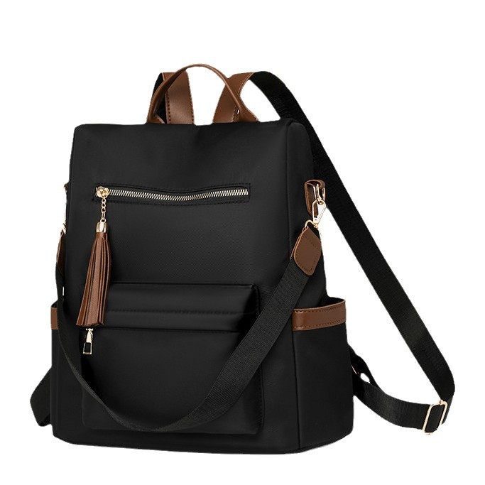 Multi-layer positioning multi-pocket backpack, trendy and lightweight backpack for women, Japanese-style backpack for college students Item Picture