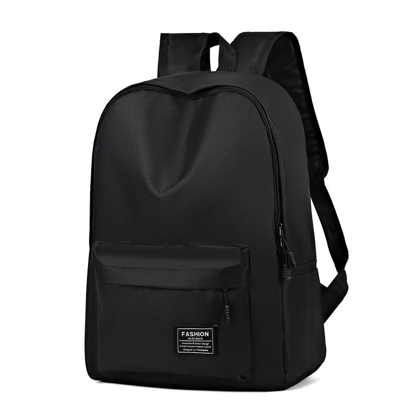Factory direct sales of casual men's simple backpacks, men's Korean-style backpacks, large-capacity middle school schoolbags, computer travel bags details Picture