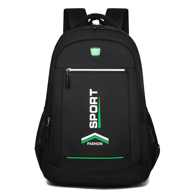 Casual and trendy college students, high school students, junior high school students, schoolbags, backpacks, men's backpacks, large-capacity computers, travel Item Picture