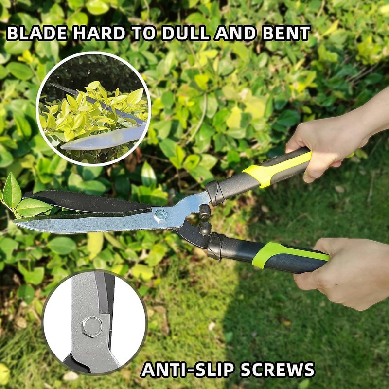 Cross-border fence pruning, thick branch pruning, trimming pruning, garden pruning, garden shaping pruning, curve pruning, garden tools Application Scenario