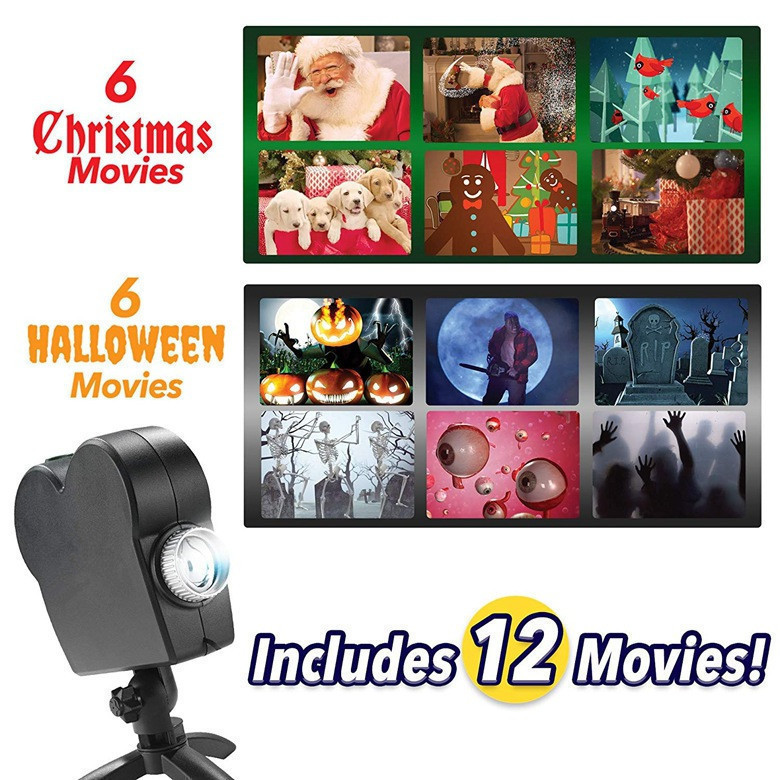Halloween and Christmas projector window projector Projector, Halloween lamp, home high-definition cross-border full figure