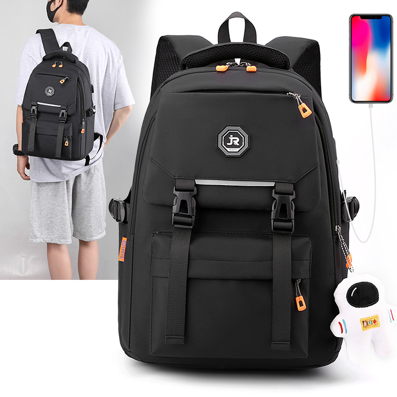 Wholesale of new water-resistant backpacks for both men and women, casual college student backpacks, and large-capacity business computer backpacks details Picture