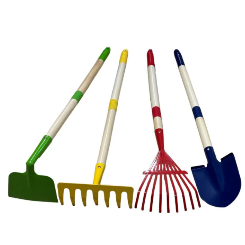 Cross-border children's garden shovels, harrows, spades, gardening, soil and sand digging, outdoor beach beachcombing tools, gardening planting Application Scenario