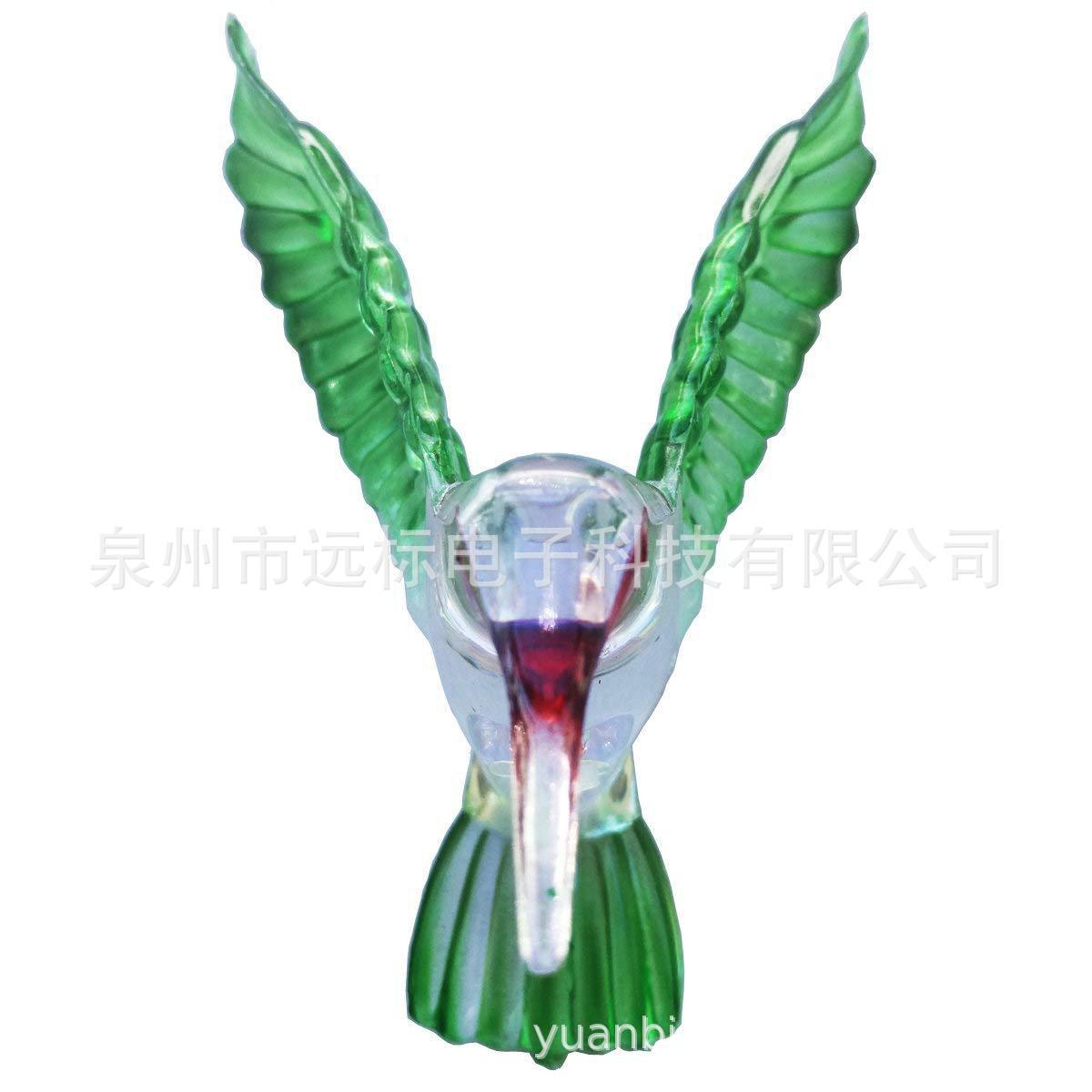 New outdoor solar wind chime metal bell LED hummingbird butterfly eva ball wind chime garden lamp decorative light Application Scenario