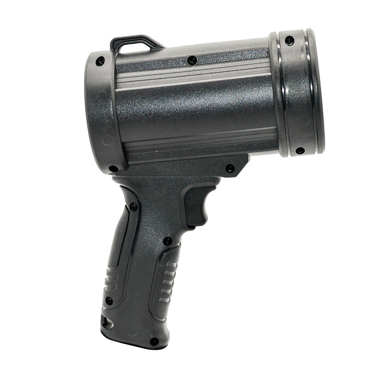 Outdoor P50 high-intensity searchlight, solar-charged LED high-power portable lamp, emergency flashlight, with extremely bright light Item Picture