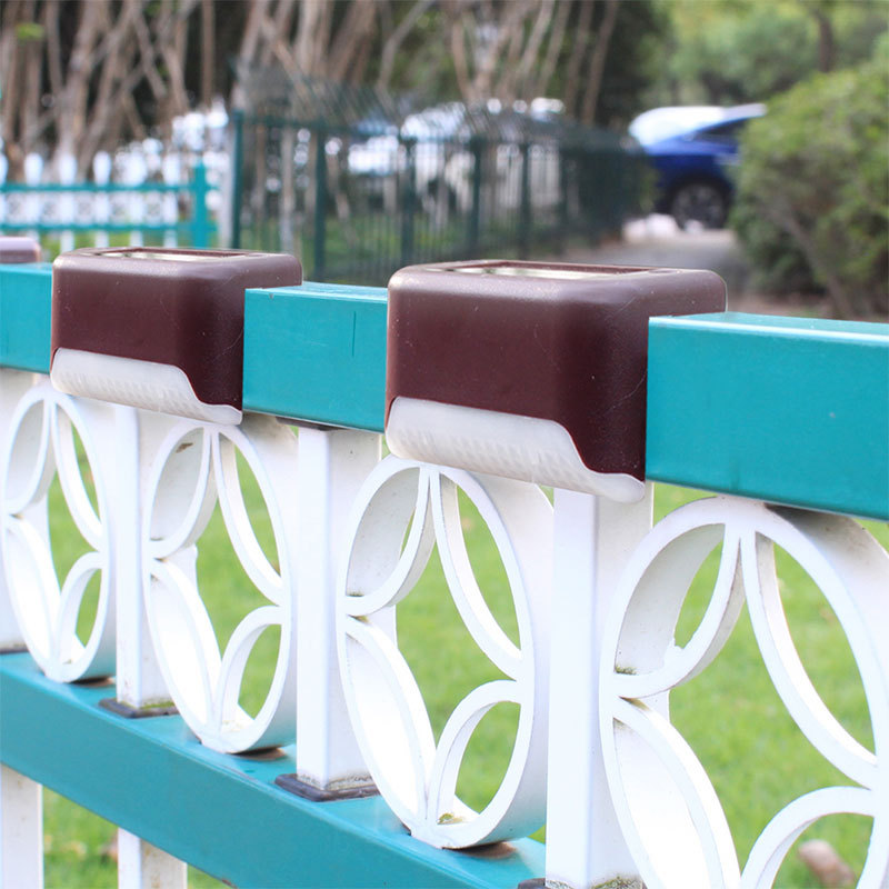 Solar step lights, outdoor waterproof garden lights, railing lights, step lights, fence lights, staircase lights, solar lights Specification drawing