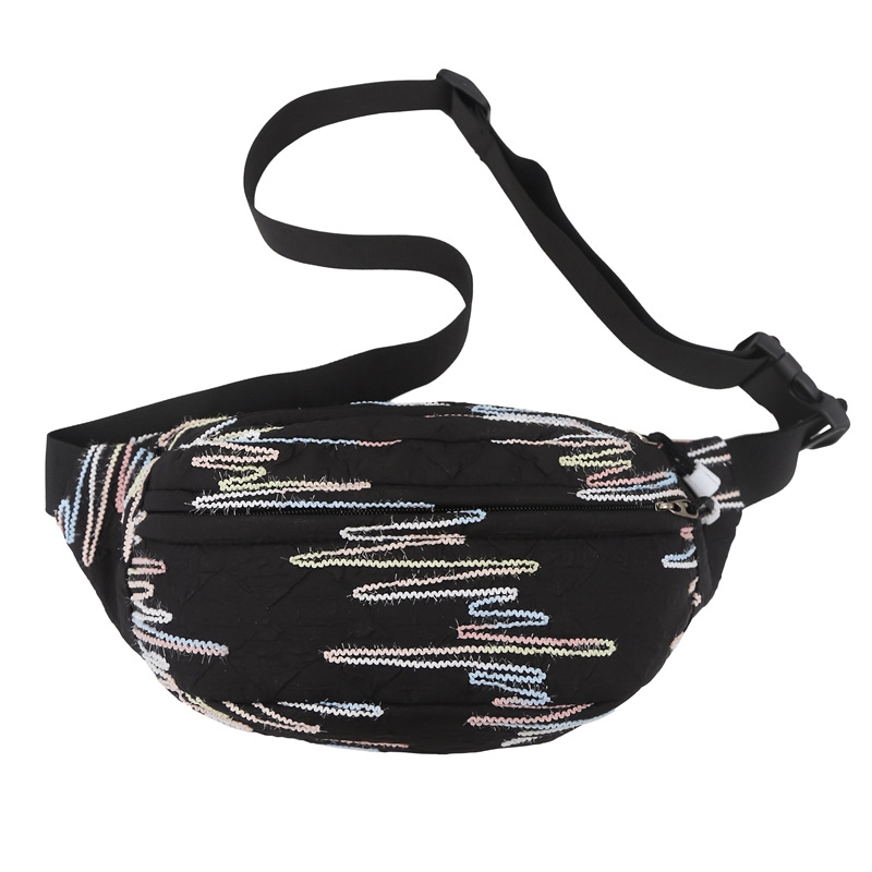 A new 2025 casual and simple crossbody sport chest bag, a fashionable and cool simple single-shoulder bag, and a unisex cycling bag Item Picture