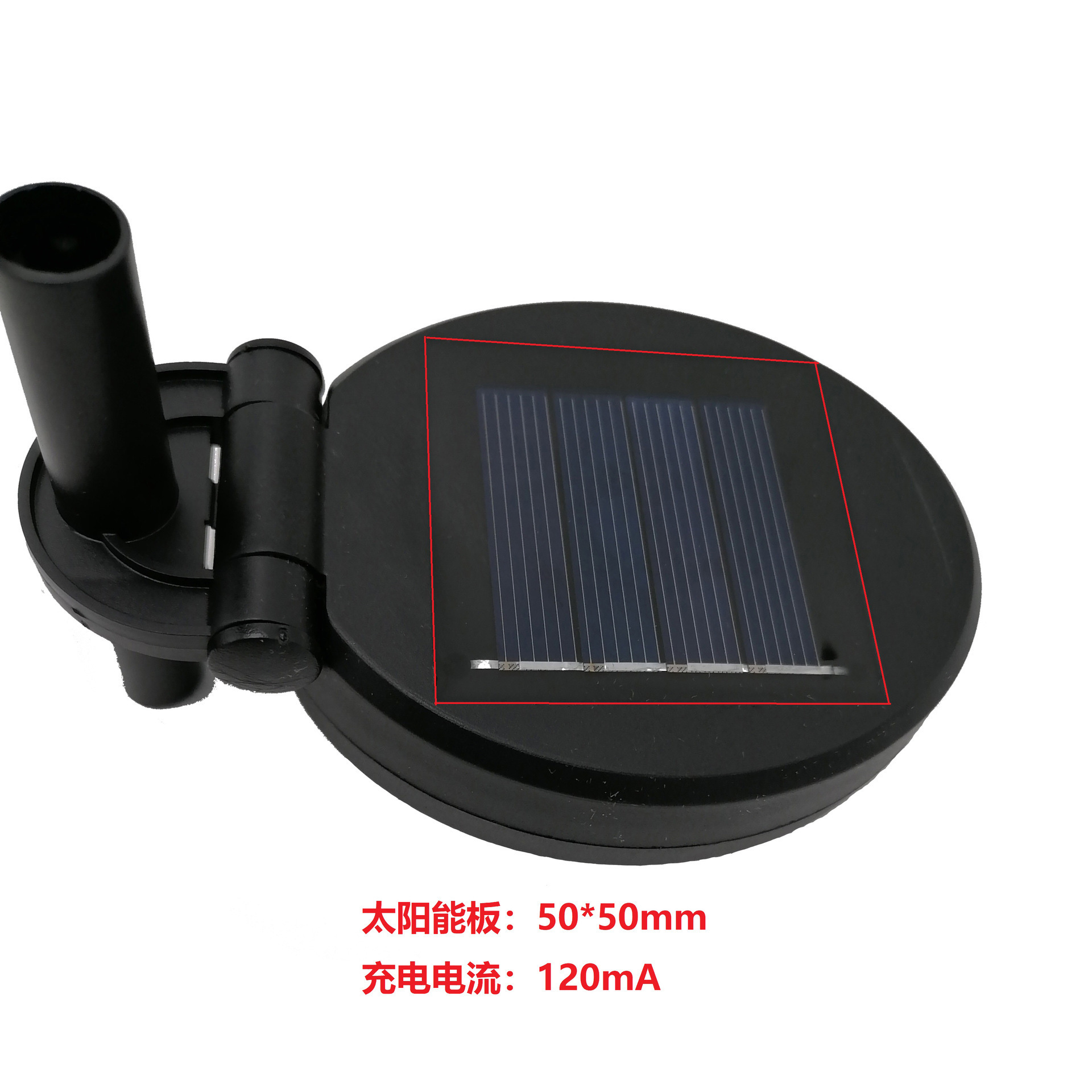 Solar LDE new energy ground plug-in firefly lamp accessories, courtyard decorative light source, battery box, cigarette lamp accessories Specification drawing