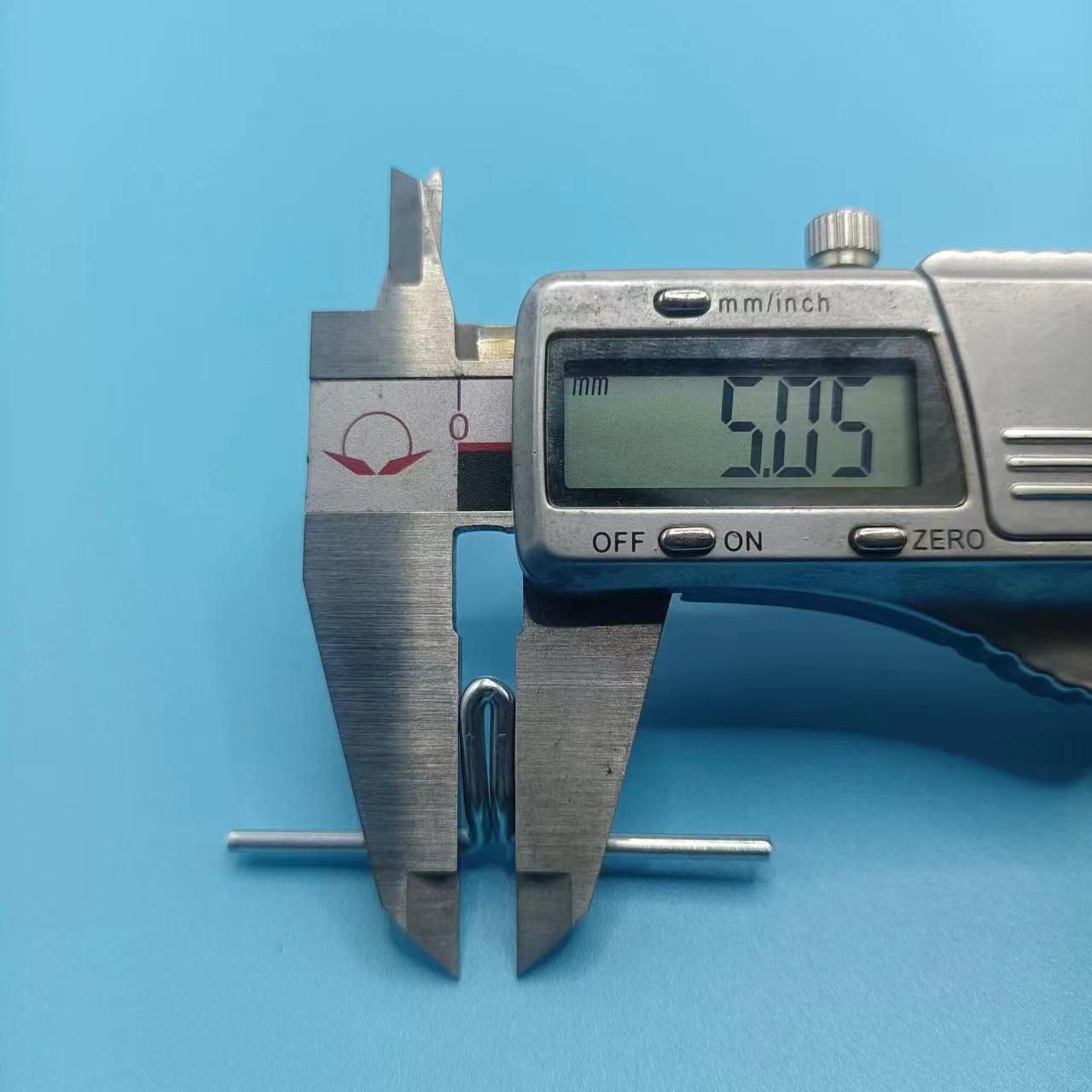 Original manufacturer of strap nails, special-shaped spring strap buckle nails, leisure chair strap nails, hardware spring metal accessories Specification drawing