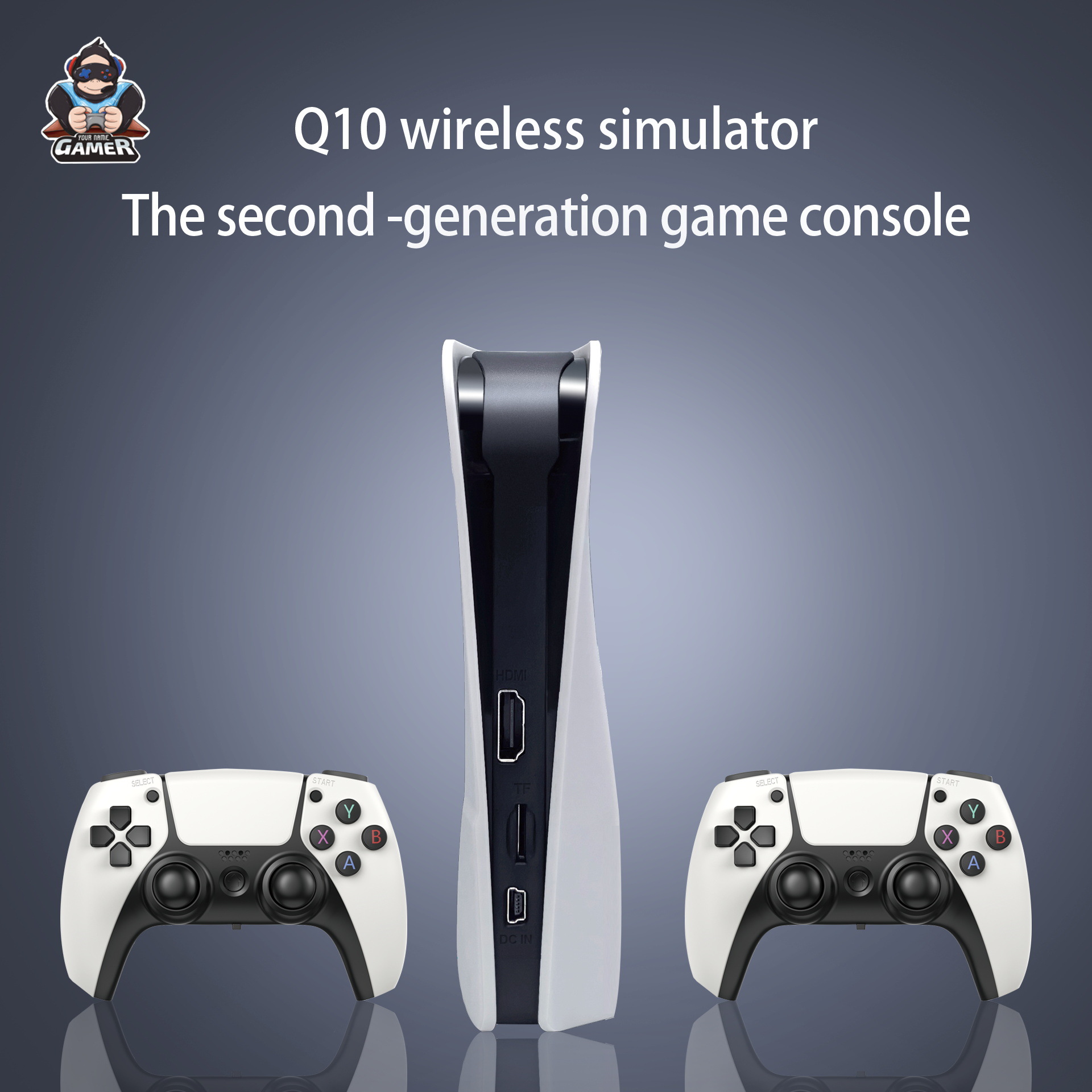 2025 New Q10 game console 3D game 5G Android 4K high-definition HDMI player PS5 3D God of War Application Scenario