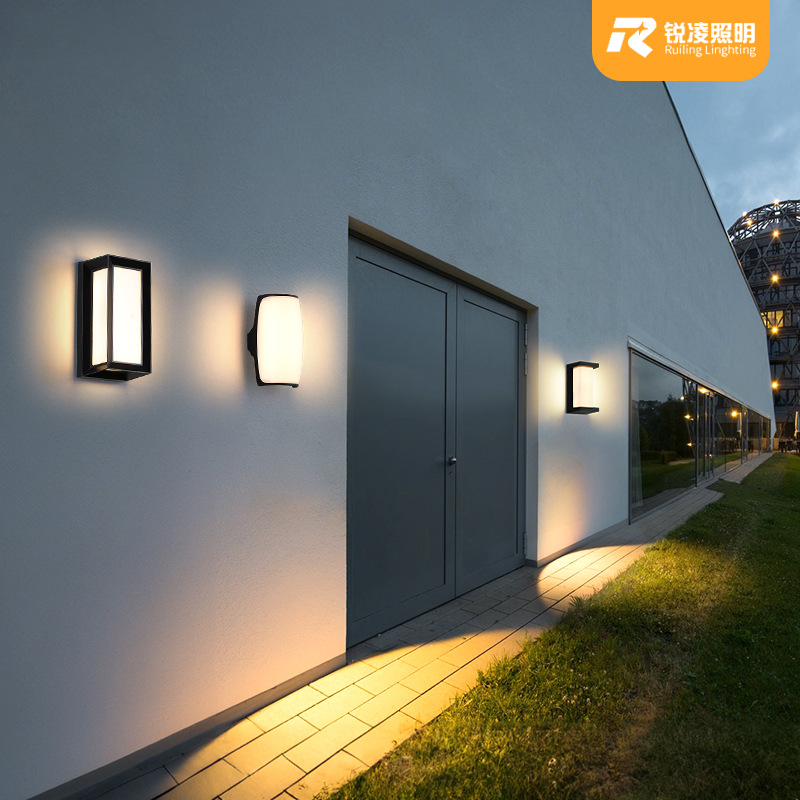 Cross-border bestseller, new Chinese-style led waterproof and moisture-proof, modern and simple corridor and passage light, sensor outdoor waterproof wall lamp Application Scenario