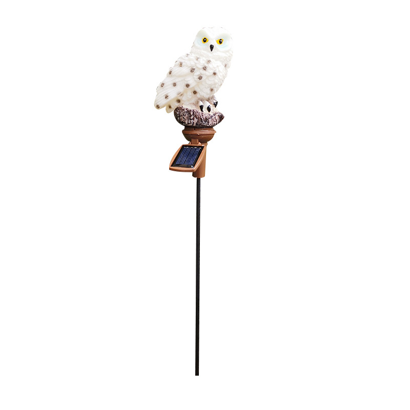 Amazon Solar Owl ground socket light, LED solar owl light, outdoor garden decorative light Item Picture