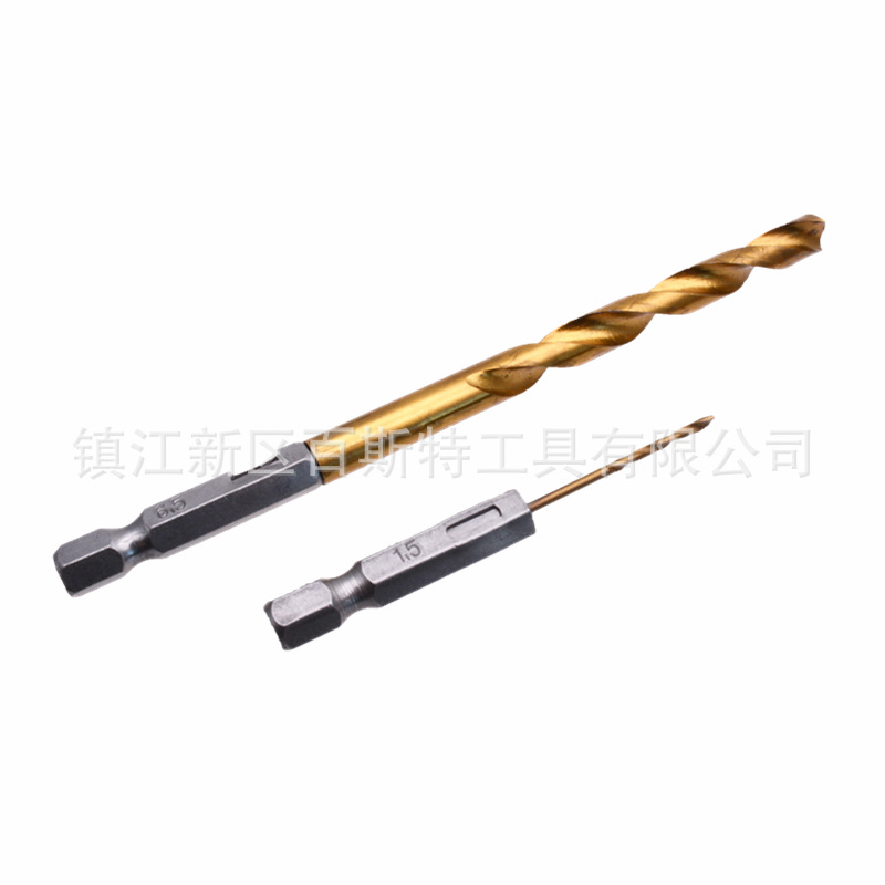 13PC hexagonal handle titanium-coated twist drill bit air screwdriver set 1/4 "Hexagonal handle drill bit Application Scenario