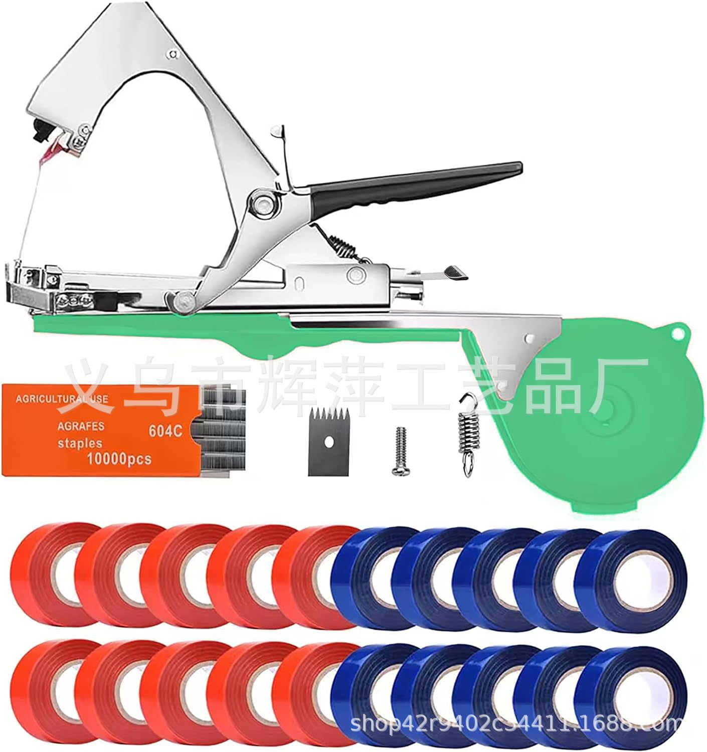 The new cross-border tapetool bundling machine, grape bundling machine, tomato bundling machine, cucumber bundling gun and bundling tool undefined