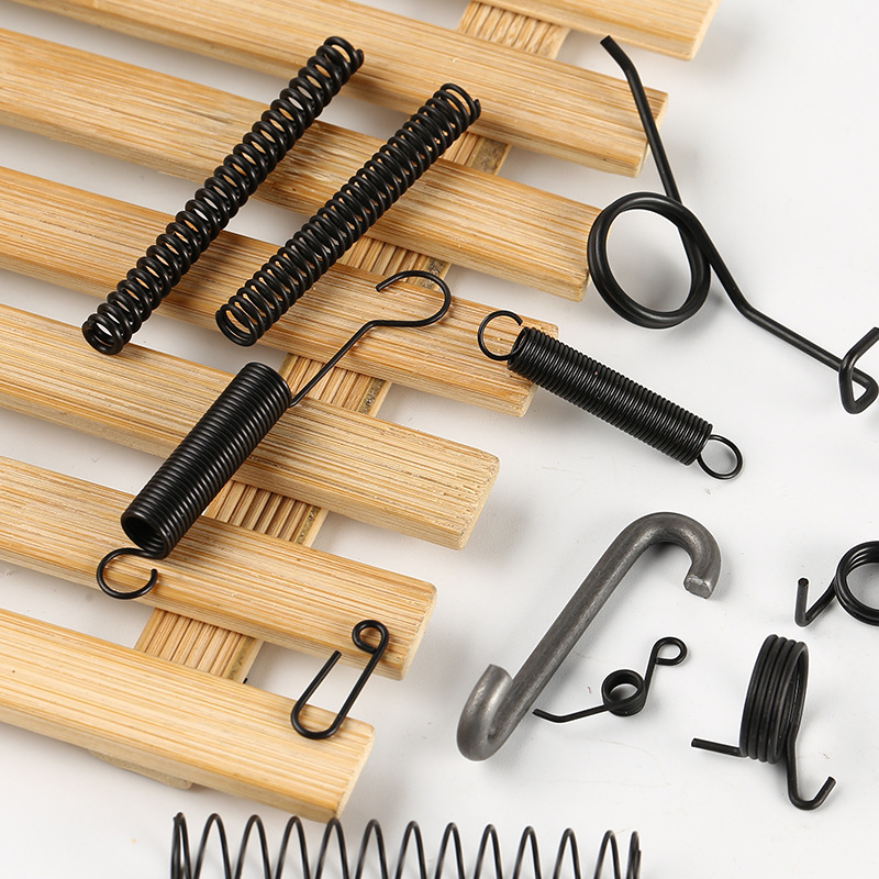 Factory direct supply of 304 stainless steel tensile spring, middle ear cylindrical double hook mechanical tension spring, multi-purpose for furniture and toys Application Scenario