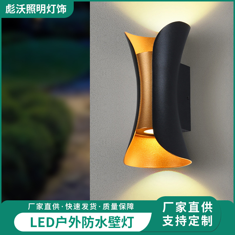 Outdoor wall lamps, creative wall lamps, simple and modern living room, bedroom, corridor, Little Waist bedside wall lamps, waterproof wall lamps full figure