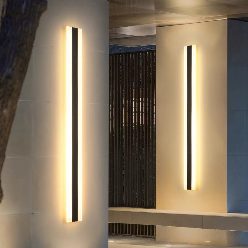 Outdoor Led wall lights, exterior wall waterproof, door, courtyard wall-washing lights, bedroom corridor, balcony, staircase wall lights details Picture