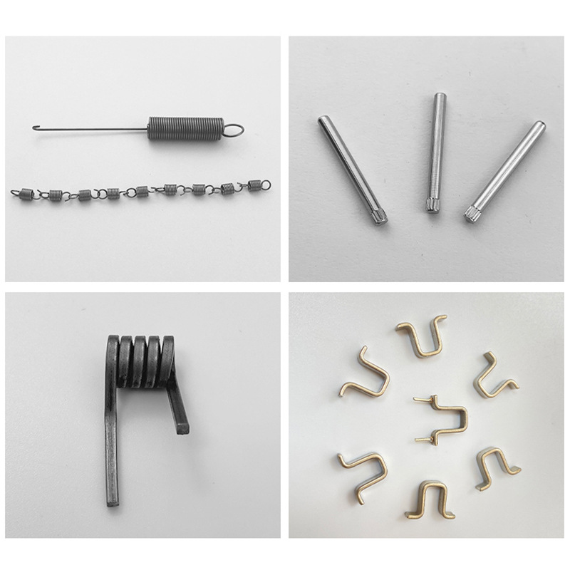 Customized stainless steel compression spring double-hook tension special-shaped multi-functional spring coil shock absorption battery touch spring details Picture