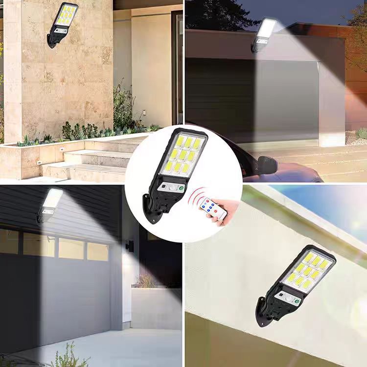 Solar street lamps, outdoor courtyard sensor wall lamps, COB household charging, rural road integrated lighting lamps Application Scenario