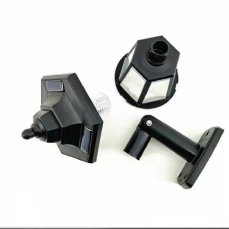 Solar outdoor wall lights, hexagonal wall lights, garden lights, ground plug lawn lights and landscape lights are dual-purpose Application Scenario