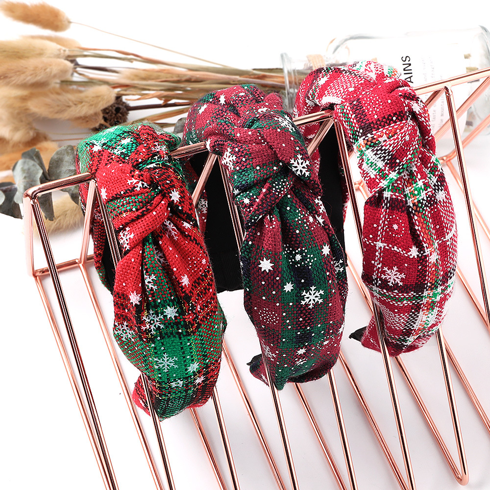 Qiyue European and American Christmas headbands, Christmas headbands, Christmas Party headbands, Christmas Decorations Wholesale E11 details Picture