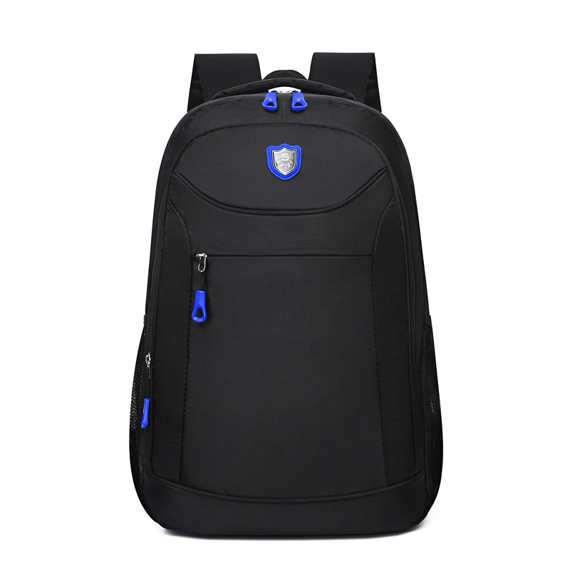 New men's backpack, large-capacity casual travel backpack, college student schoolbag, simple computer business fashion bag Item Picture