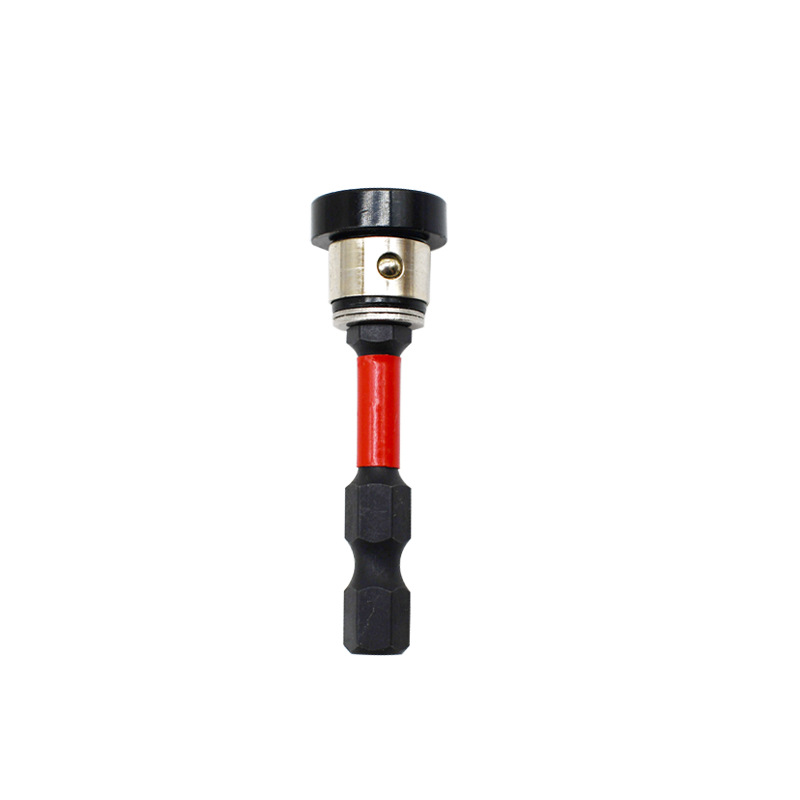 Limit gypsum board adjustable strong magnetic ring positioning screwdriver head anti-impact and anti-slip woodworking ceiling special screw cross Item Picture