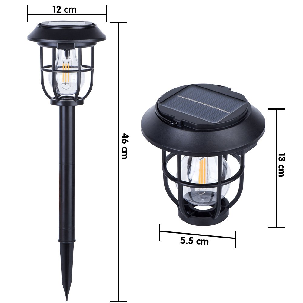 Solar lawn lights, household yard garden landscaping courtyard lights, outdoor decorative ground insert lights, sensor lighting street lights Item Picture