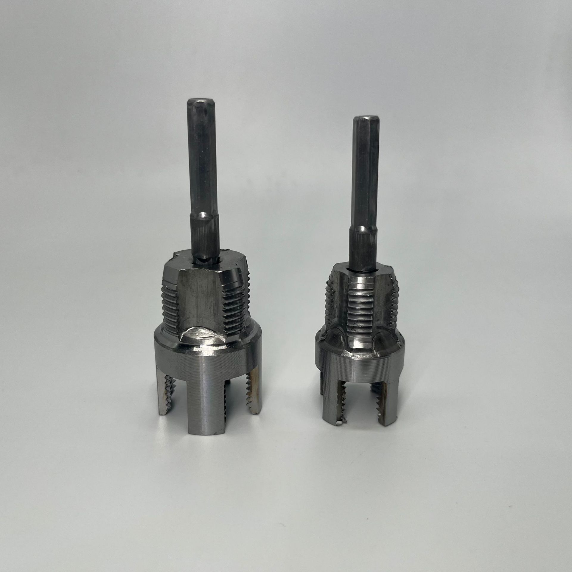New PPR water pipe 4-point and 6-point internal and external thread integrated thread cutter, thread tapping cone plate thread sleeve thread cutter Specification drawing