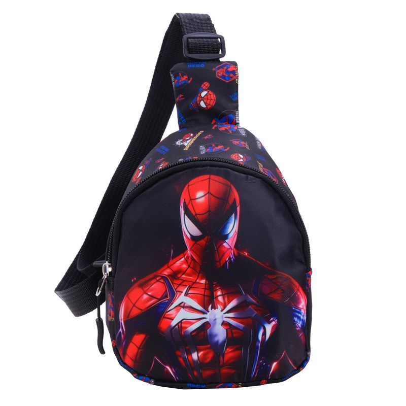 New children's bags for boys and girls, fashionable cartoon coin purses, crossbody bags, trendy outdoor casual small backpacks and chest bags Item Picture