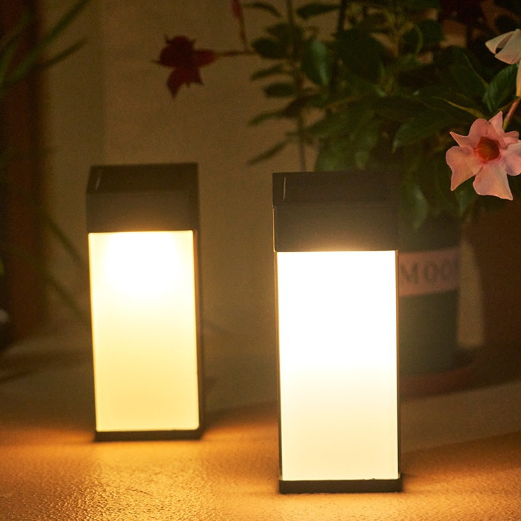 Solar lamps, courtyard outdoor lamps, corridor exterior wall atmosphere decorative lamps, garden landscape arrangement frosted glass wall lamps Application Scenario