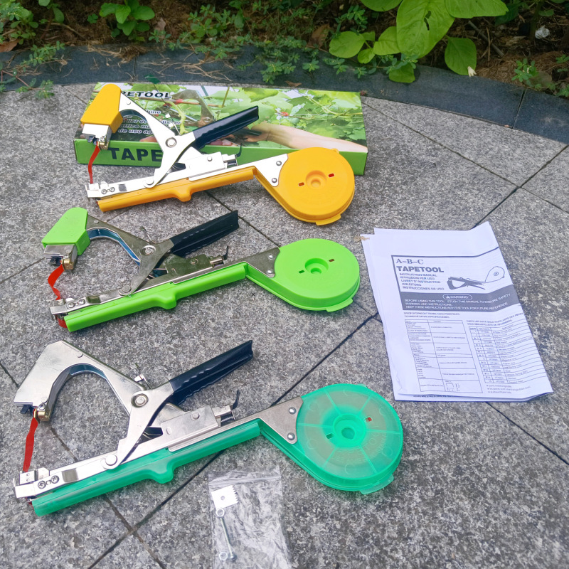 Cross-border plant branch binding machine, tomato, cucumber, grape, loofah, vine knotting machine, strapping machine, garden and agricultural tools Application Scenario