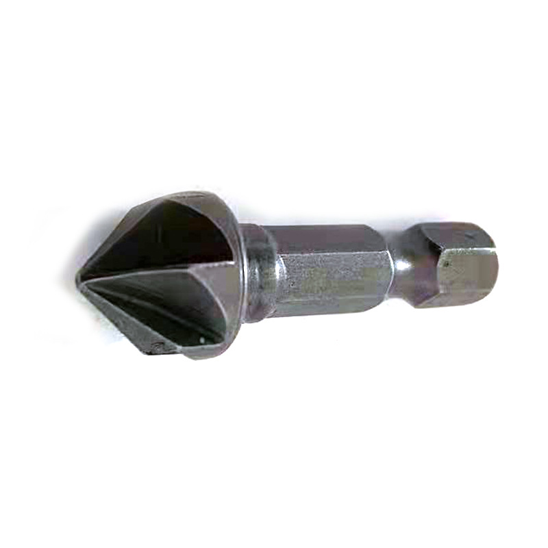 Six-edge chamfering tool, hexagonal handle chamfering knife, woodworking special hole opener, quick guide chamfering knife Item Picture