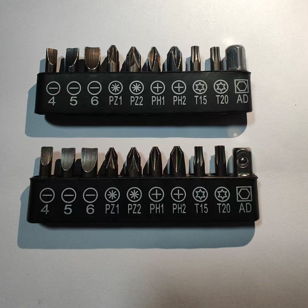 Short head cross head screwdriver, screwdriver head AD head set, screwdriver head collection full figure